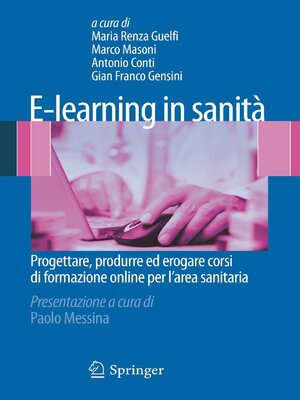 cover image of E-learning in sanità